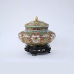 JAR CLOISONNE ΑΝΑΓΛΥΦΟ ΜΕΓΑΛΑ ΛΟΥΛΟΥΔΙΑ