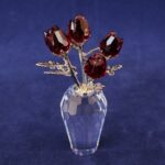 BAZO ME KOKKINA ΤΡΙΑΝΤΑΦΥΛΛΑ SWAROVSKI - Image 2