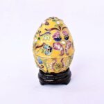 ΑΥΓΟ ΑΝΟΙΓOΜΕΝΟ ΚΙΤΡΙΝΟ ΜΕ STRASS CLOISONNE